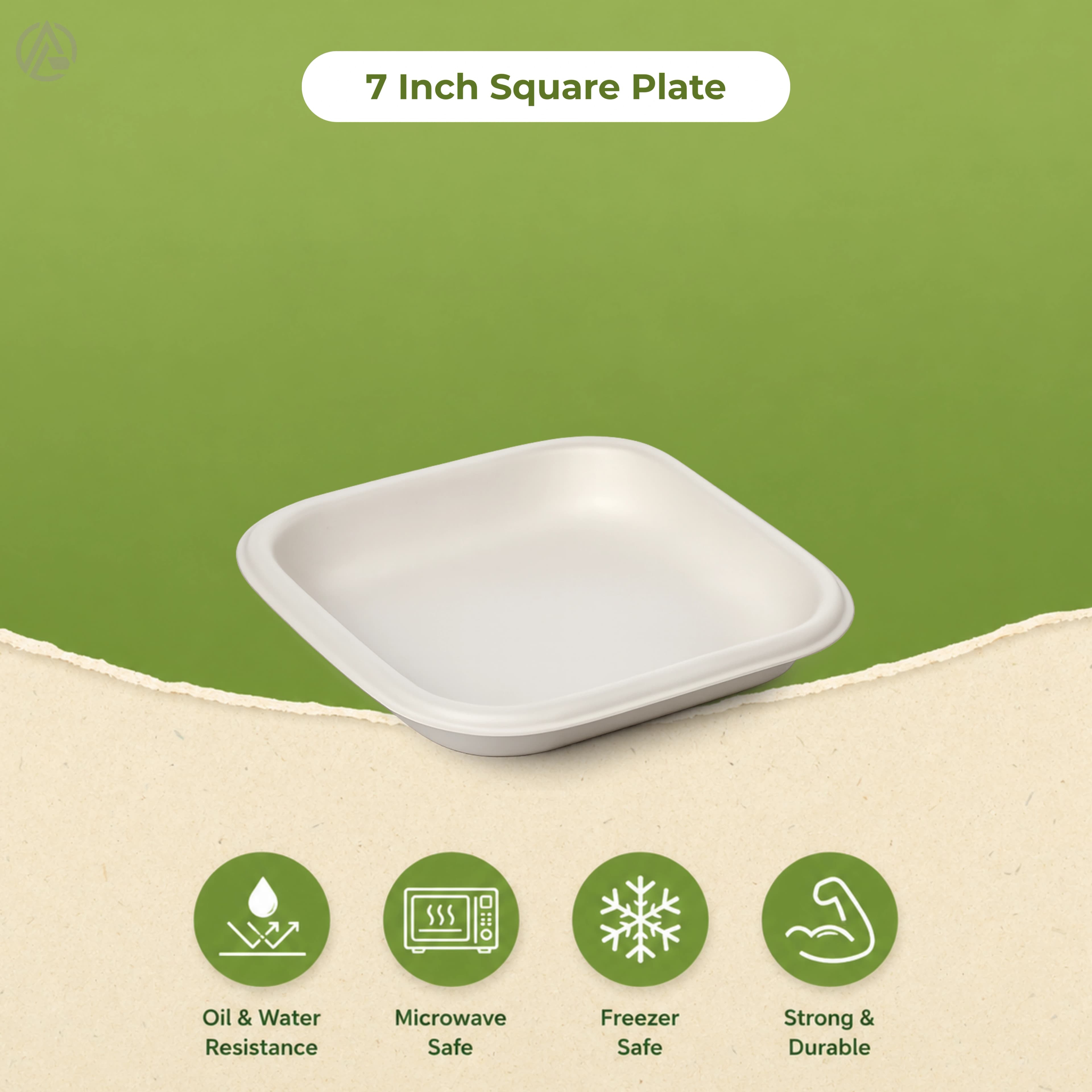 7 Inch Square Plate